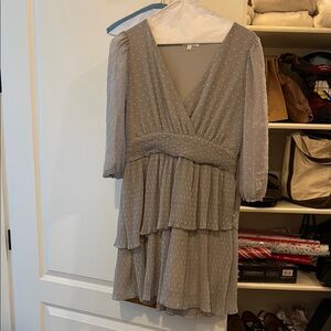 Elegant Gray Women's Dress